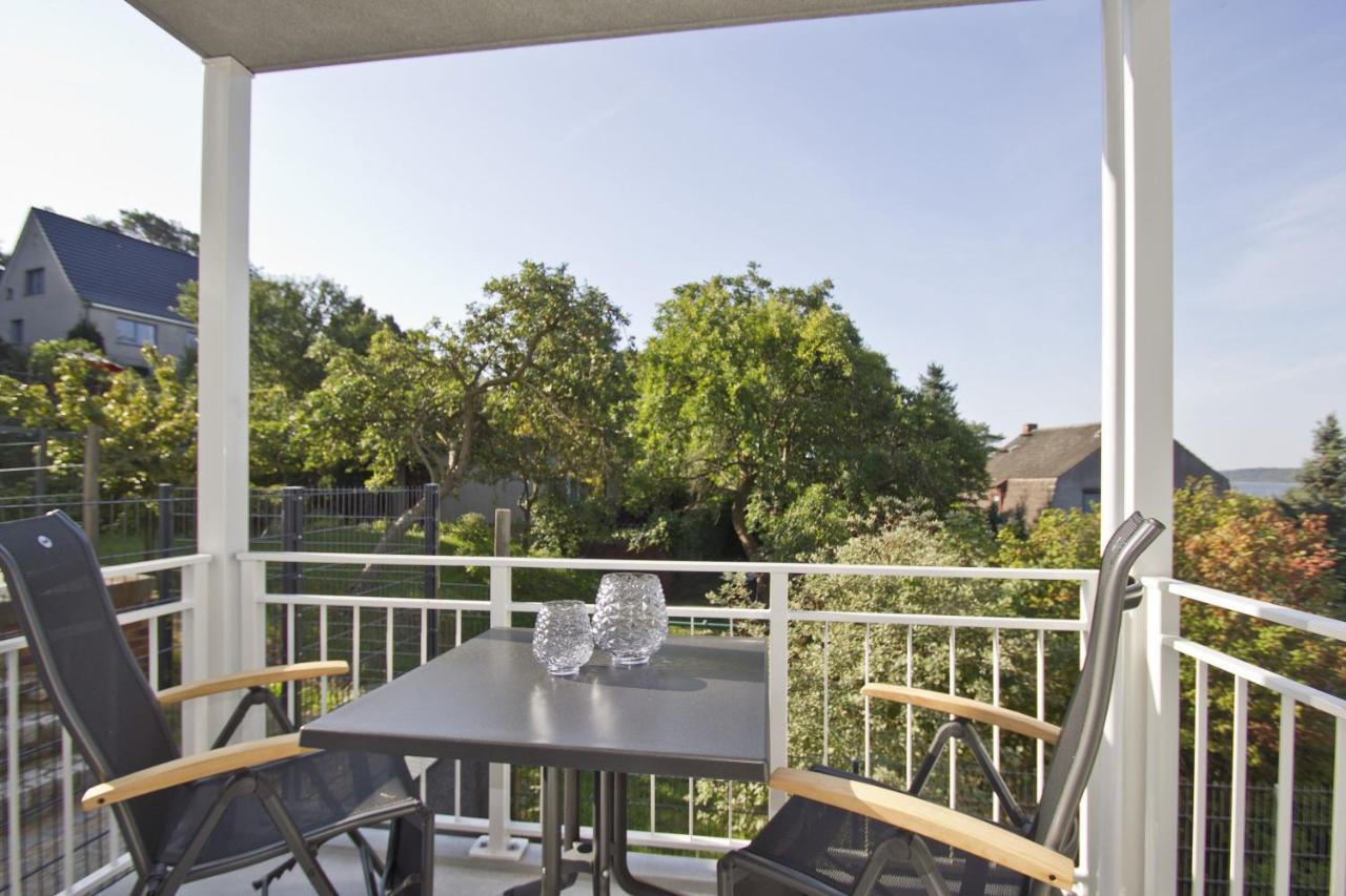 Moderne Ferienwohnung Mit Balkon, Meerblick - Ferienresidenz Zwei Boddenfewo 1-2 Lietzow Eksteriør bilde